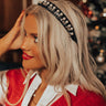 Small Town Romance Embellished Headband In Black Image - 1