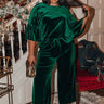 Crushin' On You Velvet Pants Curves Image - 1