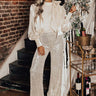 Sparkle In The City High Waist Sequin Pants In Champagne Image - 1