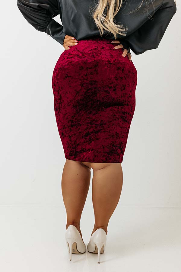 Velvet Noir Skirt Curves Image - 4