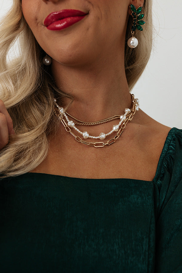 Merlot Weekend Layered Necklace Image - 3