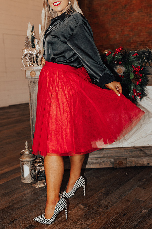 Deck The Halls Tulle Skirt Curves Image - 3