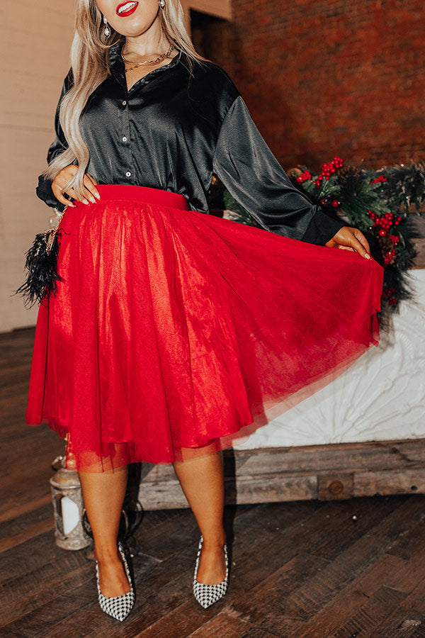 Deck The Halls Tulle Skirt Curves Image - 2