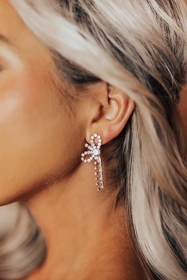 Cue The Lights Cubic Zirconia Earrings Image - 2