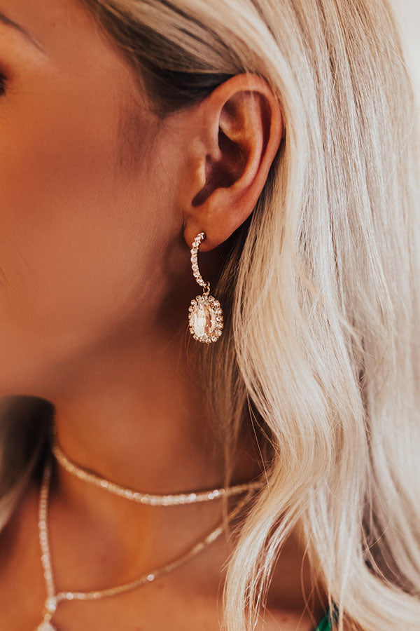 Expect First Class Earrings In Gold Image - 2