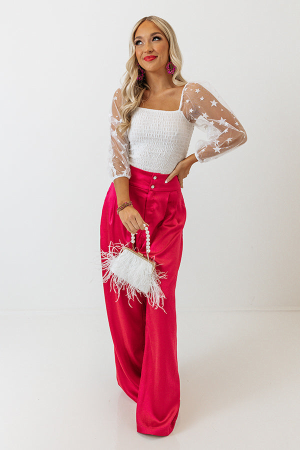 Watch The Stars Smocked Top In White Image - 2