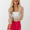 Watch The Stars Smocked Top In White Image - 1