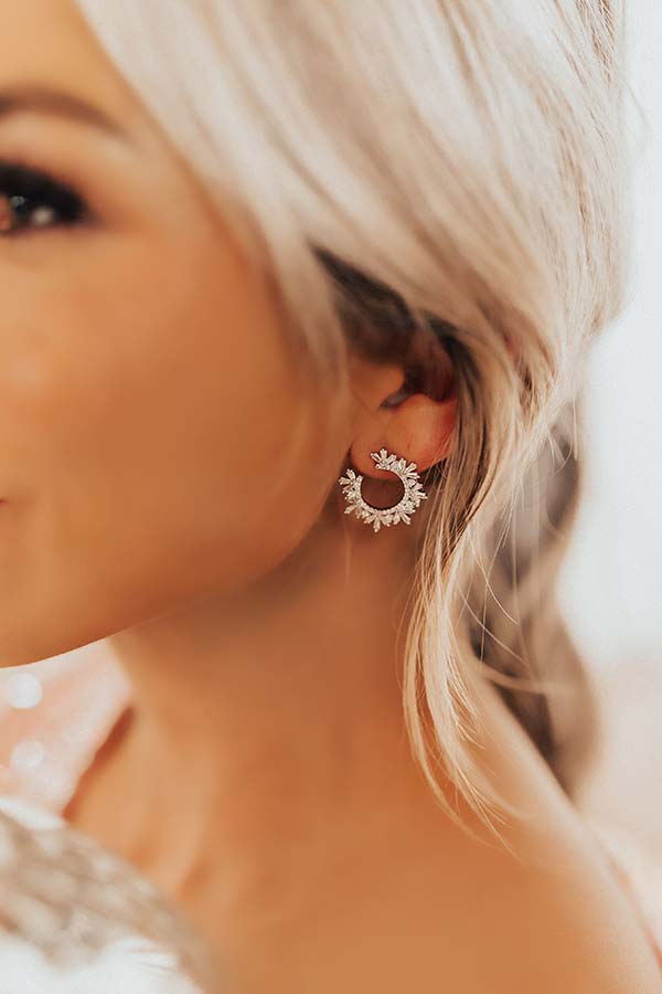 Sparkling Eyes Cubic Zirconia Earrings Image - 2