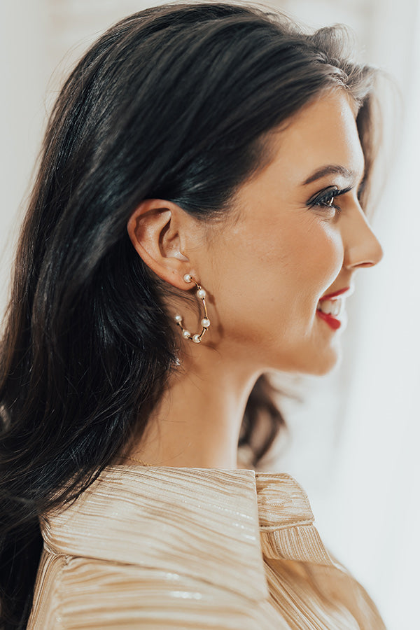 Feeling Sentimental Hoop Earrings Image - 1