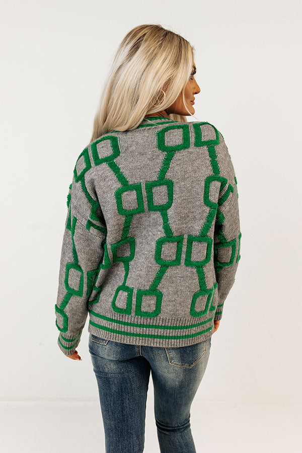 Chilly Morning Cardigan In Grey Image - 4