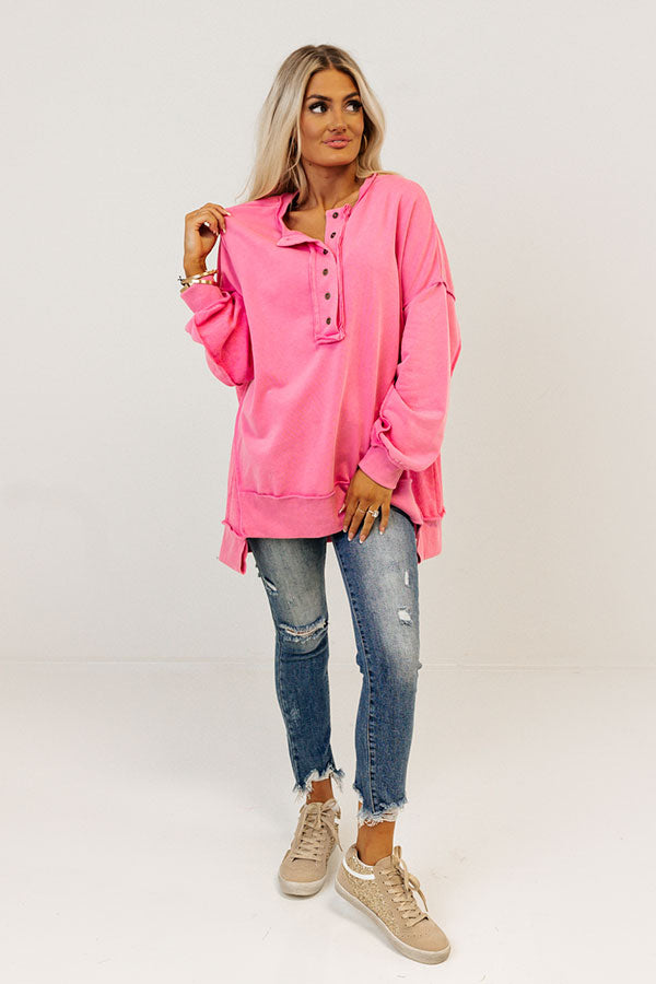 Time To Travel Oversized Sweatshirt Image - 1