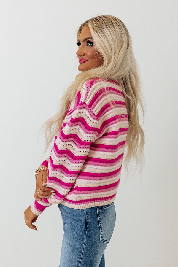 Happy Attitude Knit Cardigan Image - 3