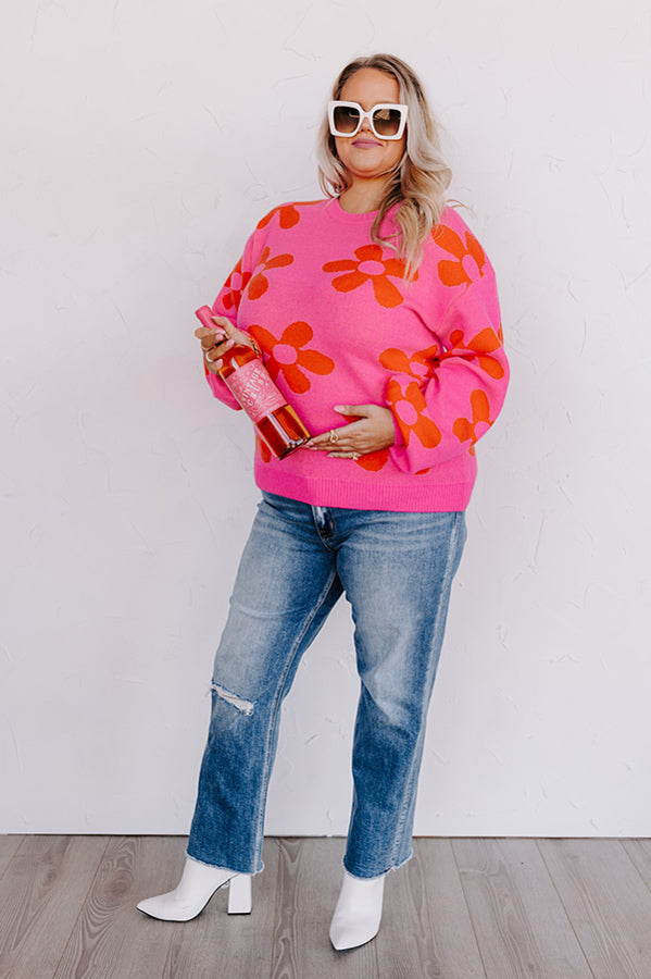 Flower Power Sweater Curves Image - 2