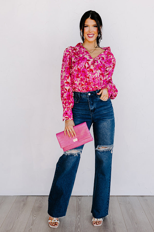 So Easy To Love Floral Bodysuit Image - 1