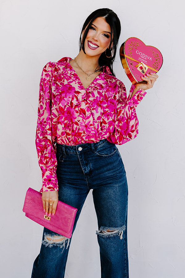 So Easy To Love Floral Bodysuit Image - 2