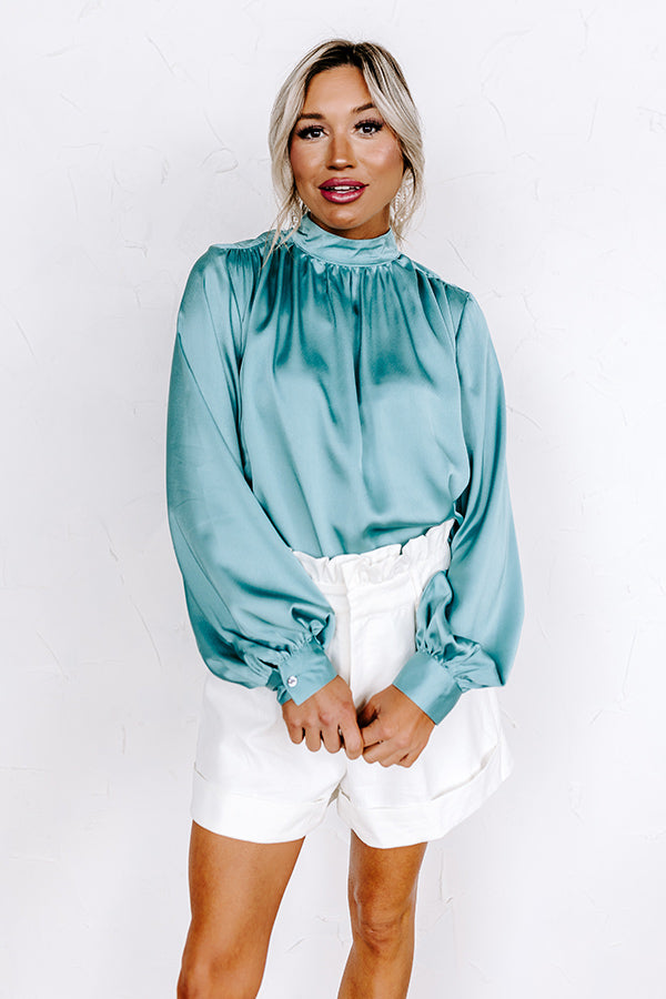You're The Best Shift Top in Teal Image - 2