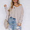 Closer To Home Shift Top in Taupe Curves Image - 1