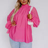 Simply Polished Shift Top in Pink Curves Image - 1