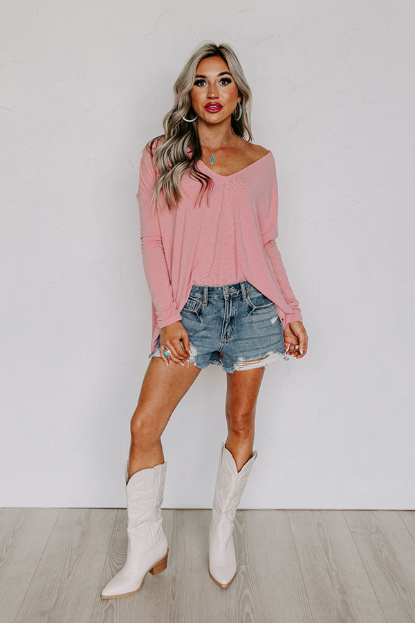Closer To Home Shift Top in Pink Image - 2