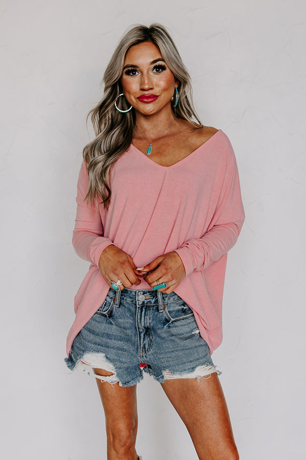Closer To Home Shift Top in Pink Image - 1