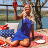 Malibu Pier Maxi In Royal Blue Image - 1