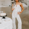 Only True Love Embroidered Jumpsuit Image - 1