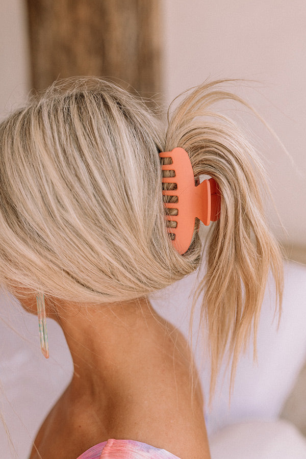 Beach Tripping Hair Claw Clip In Pink Image - 3