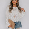 Good Weather Knit Top In Ivory Image - 1