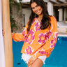 Pineapple Whip Shift Top In Orange Image - 1