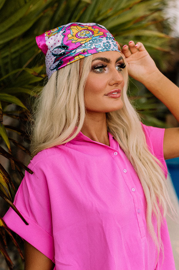 Jacuzzi Cutie Scarf In Hot Pink Image - 2