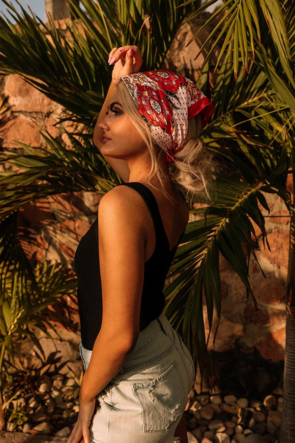 Jacuzzi Cutie Scarf In Scarlet Image - 2