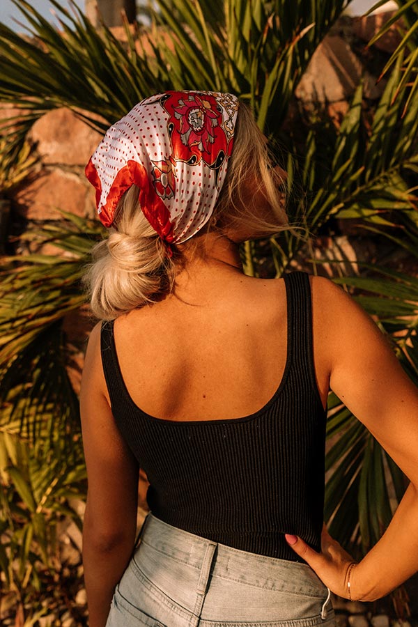 Jacuzzi Cutie Scarf In Scarlet Image - 1