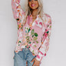 Mind On Malibu Button Up In Pink Image - 1
