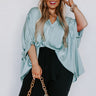 Everyday Dreams Satin Shift Top in Light Pear Curves Image - 1