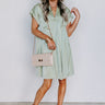 Enjoy The Daylight Shift Dress In Sage Image - 1