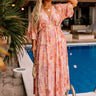 Sunny Garden Maxi In Peach Curves Image - 1
