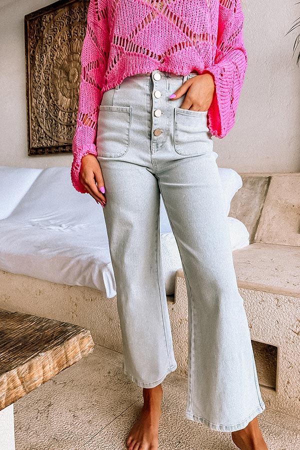 Dreams And Desires High Waist Jean In Light Wash Image - 1