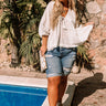 Wild Dreams Babydoll Top In White Curves Image - 1
