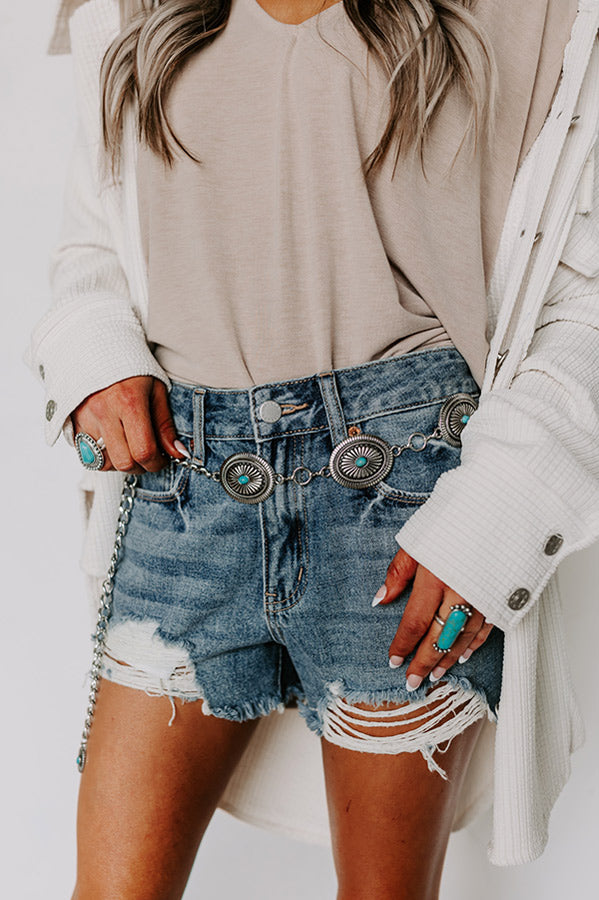 Stop The Show Concho Belt in Silver