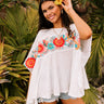 Heading To Paradise Embroidered Top Image - 1
