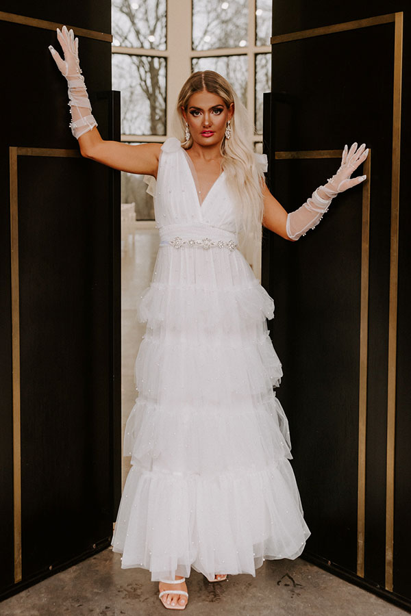 Opulent Moment Embellished Maxi Dress Image - 1