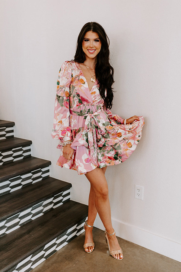 Sweet Romance Floral Ruffle Dress Image - 2