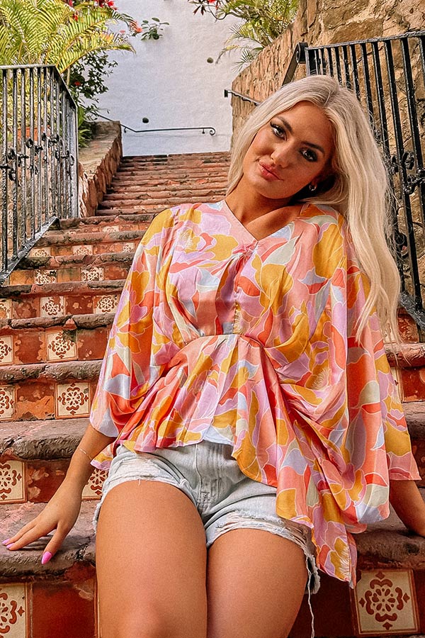 Saw An Angel Satin Top Image - 2