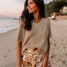 Rise And Grind Knit Top in Beige Image - 1