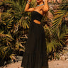 A Perfect Day Cut Out Midi In Black Image - 1