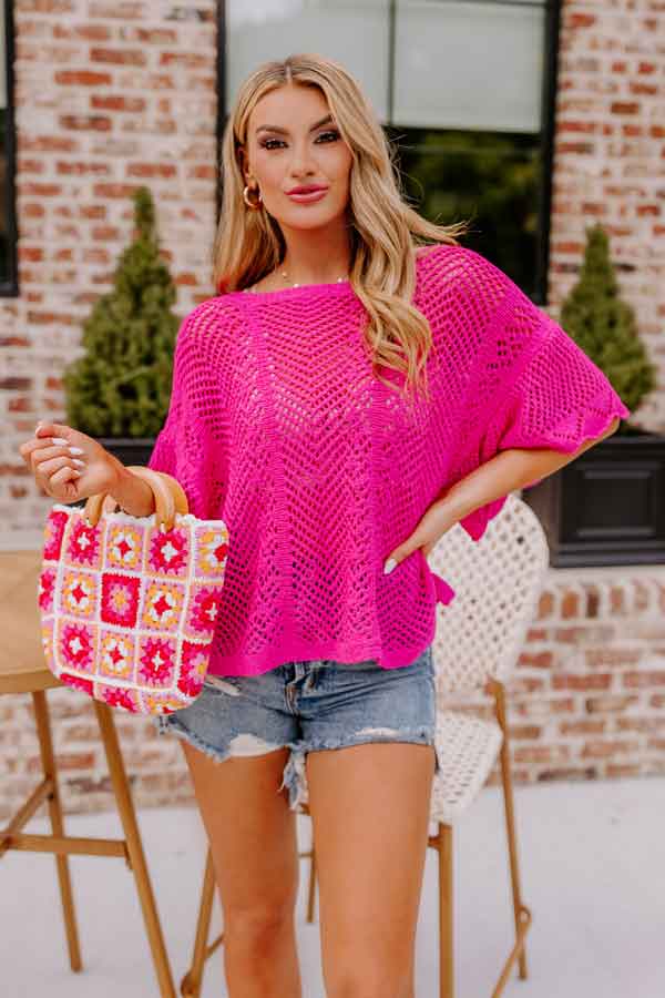 Right Around The Corner Knit Top Image - 2