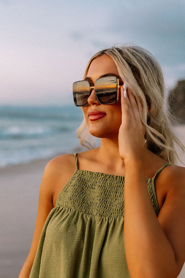 Sun Soaked Paradise Sunnies In Sage