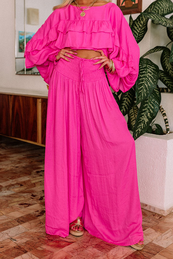 Tried And Tropical High Waist Pants In Neon Pink Image - 2