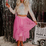 Into Bliss Tulle Skirt In Pink Image - 1