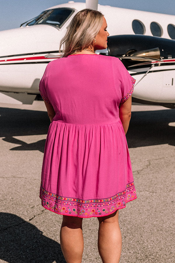 Mornings In Mexico Embroidered Mini Dress Curves Image - 4